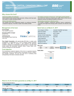 SSQ FIERA CAPITAL CANADIAN SMALL CAP EQUITY GIF