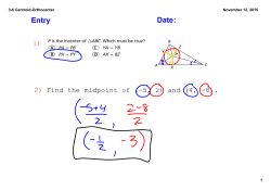 3-6 Centroid-Orthocenter
