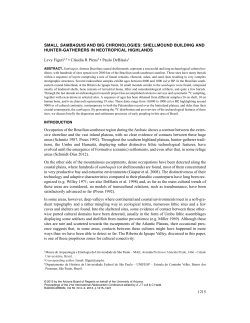 1215 SMALL SAMBAQUIS AND BIG CHRONOLOGIES