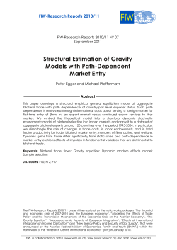 Structural Estimation of Gravity Models with Path