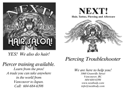Inflammatory Response - NEXT! Piercing and Tattoo