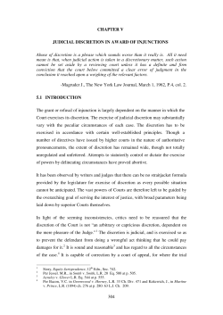 304 CHAPTER V JUDICIAL DISCRETION IN AWARD OF