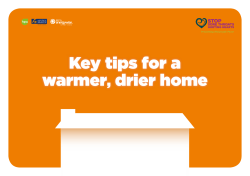 Key tips for a warmer, drier home