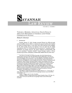 Toward a Modern, Apolitical Death Penalty Abolition Movement in