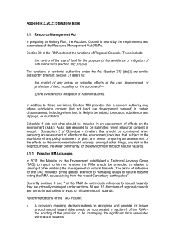 Appendix 3 - Auckland Council