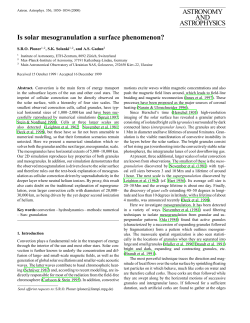 Is solar mesogranulation a surface phenomenon?
