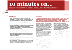 10 minutes on&hellip; 10 minutes on&hellip;
