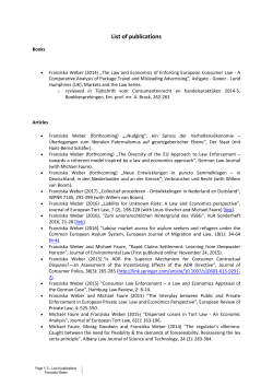 Publications - Uni Hamburg Jura