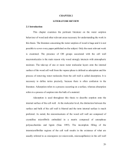 26 CHAPTER 2 LITERATURE REVIEW 2.1 Introduction This chapter