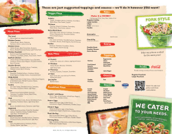 Order any pita as a salad for the same price!