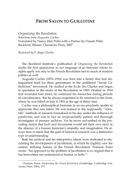 from salon to guillotine - The Occidental Quarterly