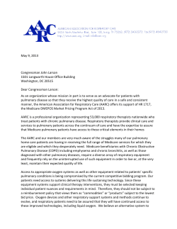 May 9, 2013 Congressman John Larson 1501 Longwo