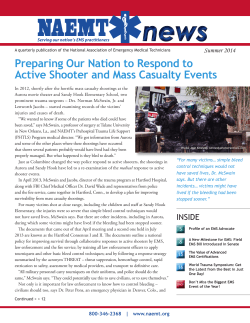 Preparing Our Nation to Respond to Active Shooter, Mass