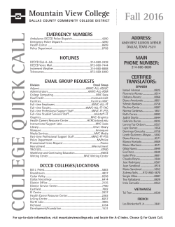 Quick Call - Mountain View College