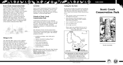 Scott Creek Conservation Park brochure and map
