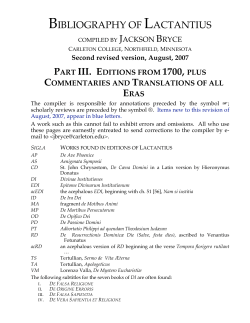 Part III - Carleton College