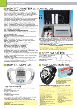 body fat analyzer with carrying case body fat monitor heart