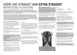 EVERY DAY STRAIGHT HAIR EXTRA STRAIGHT