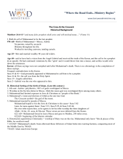 part 1 - history - Barry Wood Ministries