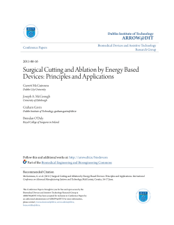 Surgical Cutting and Ablation by Energy Based