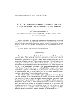 1-x - Romanian Reports in Physics
