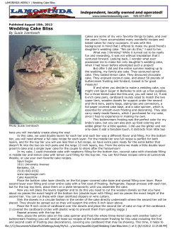 LAMORINDA WEEKLY | Wedding Cake Bliss