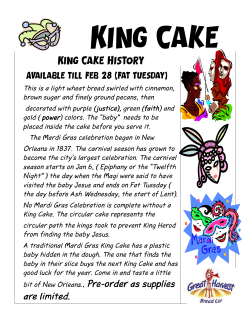 king cake History