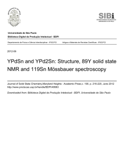 YPdSn and YPd2Sn: Structure, 89Y solid state NMR