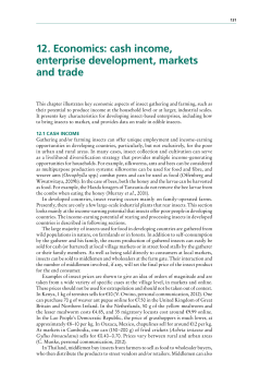 Edible Insects - Future prospects for food and feed security