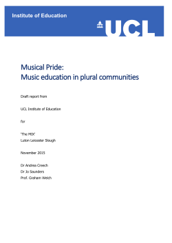 Musical Pride: Music education in plural