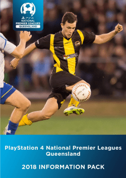 2018 Information Pack: PS4 NPL Queensland Men