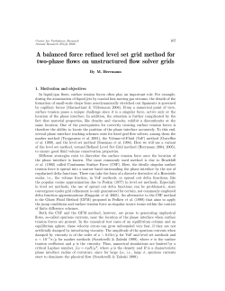 A balanced force refined level set grid method for two