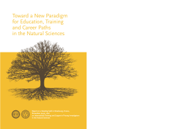 Towards a New Paradigm for Education, Training and Career Paths in