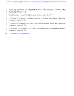 Improving prediction of compound function from chemical