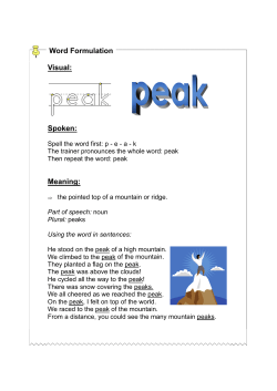Spoken: Meaning - American Dyslexia Association