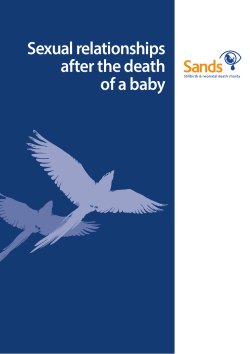 Sexual relationships after the death of a baby