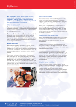 H) Resins - Heart UK