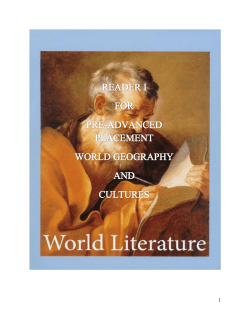 World History Reader Vol 1