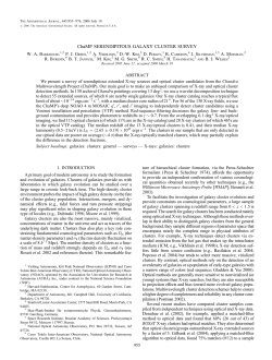 ChaMP SERENDIPITOUS GALAXY CLUSTER SURVEY
