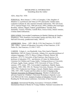 Bio-bibliography