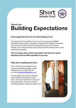 Building Expectations