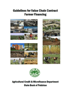 4. Guidelines for Value Chain Contract Farmer Financing