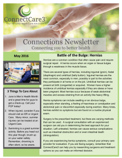 Battle of the Bulge: Hernias