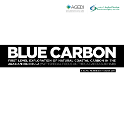 first level exploration of natural coastal carbon in the arabian