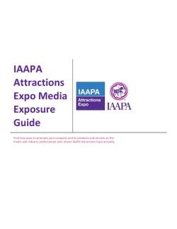 IAAPA Attractions Expo Media Exposure Guide
