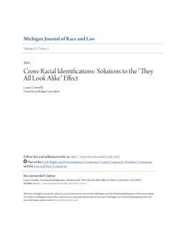 Cross-Racial Identifications: Solutions to the