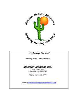 Mexican Medical, Inc