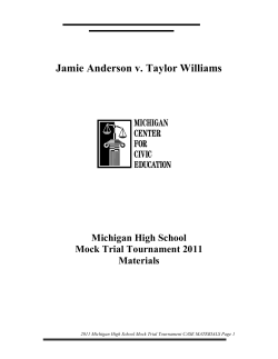 Jamie Anderson v. Taylor Williams