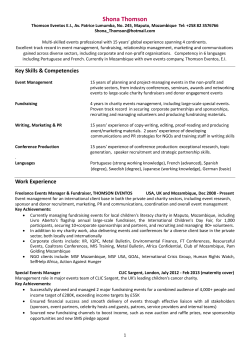 Shona Thomson - Thaga Connect