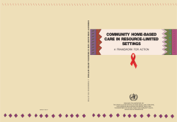 community home-based care in resource